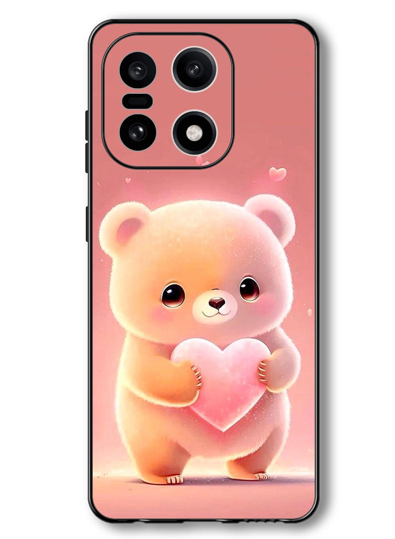 Theodor Case Compatible with OnePlus 15 6.78 Inch Protection Shockproof Bumper Cover Panda Holding Heart - Image 1